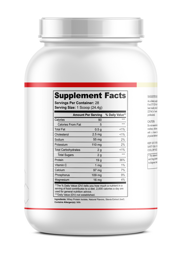 Isolate HP™ 100% Whey Isolate (Vanilla Cream)